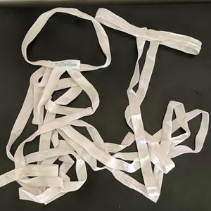 White Rave Leg Wraps